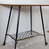 Vintage TV table restyled