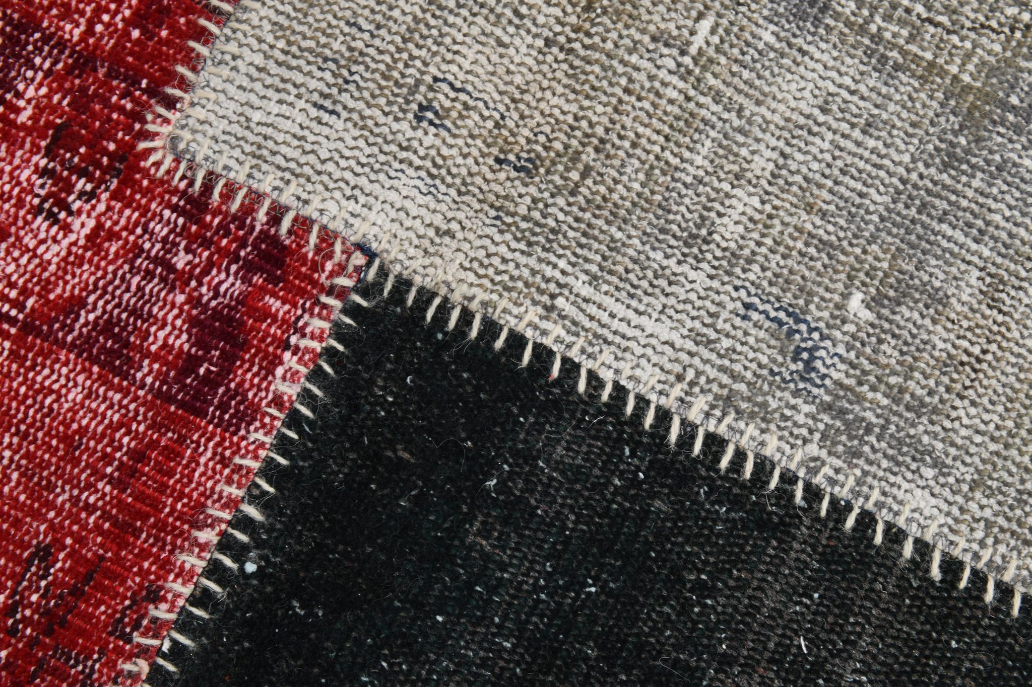 7x10 distressed multciolor vintage rug 301x220cm