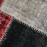 7x10 distressed multciolor vintage rug 301x220cm
