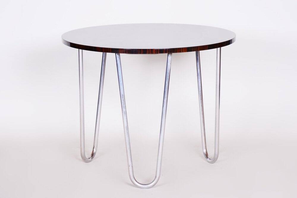 Bauhaus Round Coffee Table, 1940s