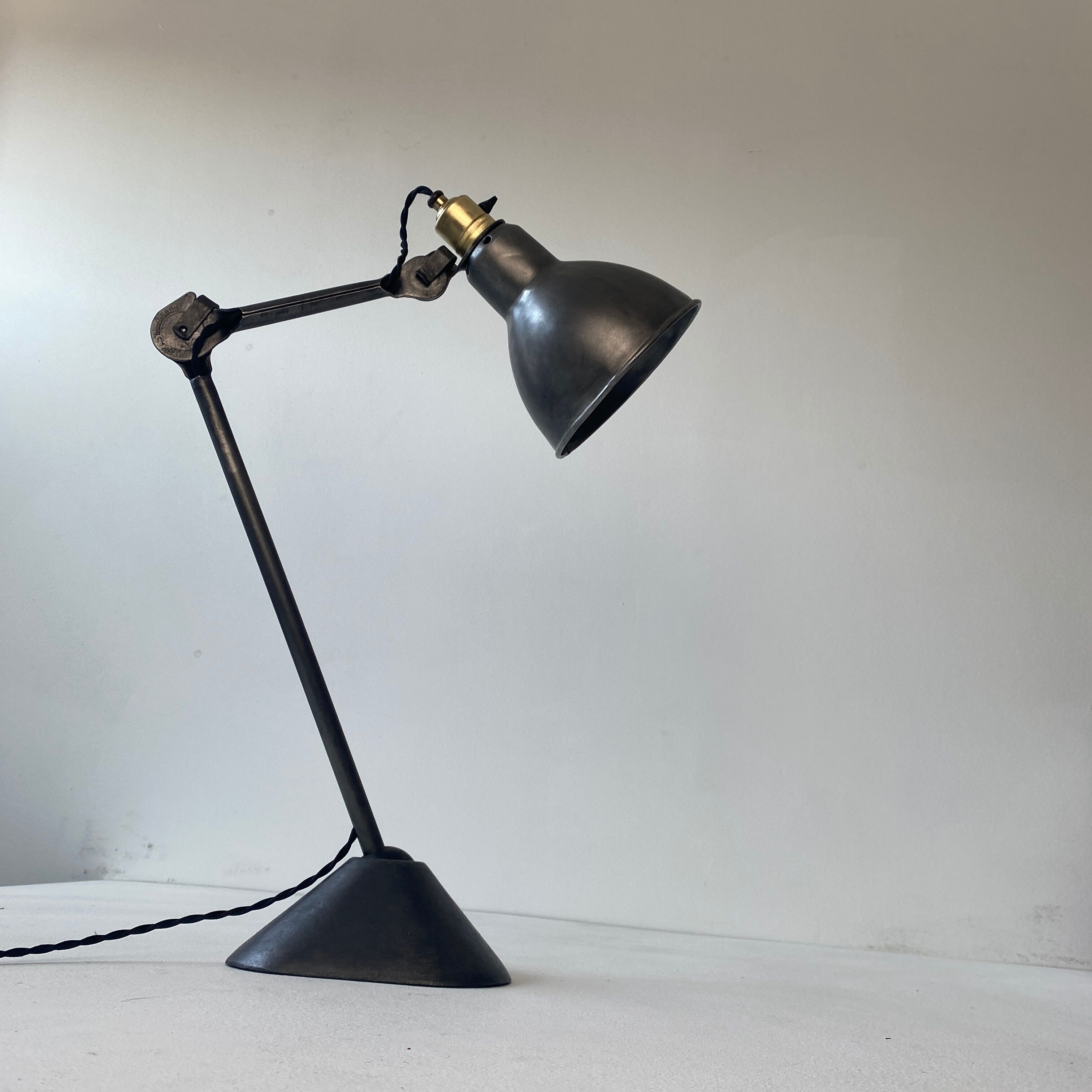 Ancienne lampe de bureau gras ravel  « gras s.d.g.d. » n° 205
