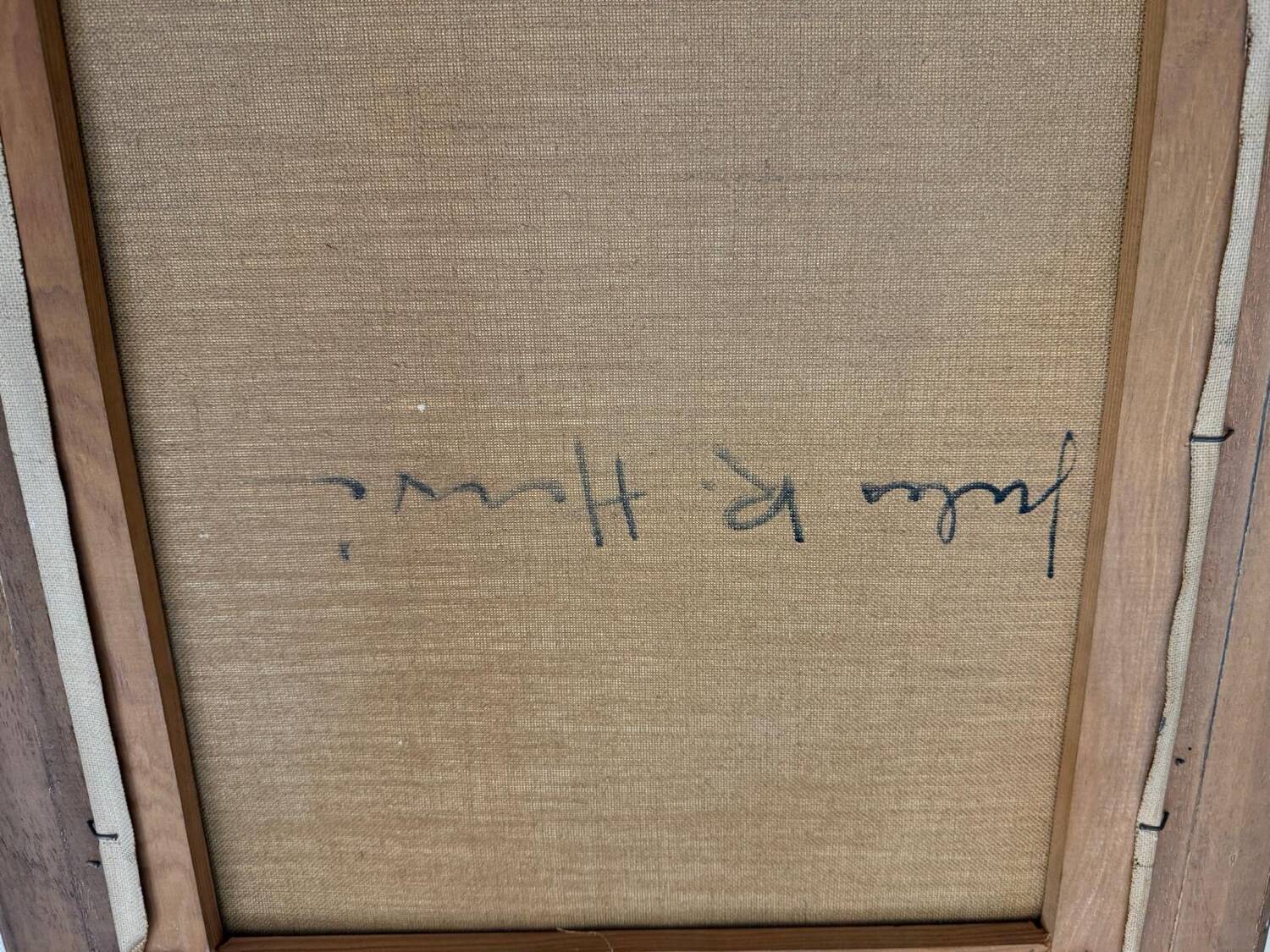 Painting by Jules René Hervé - oil on canvas