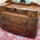English hairdresser Art Deco walnut