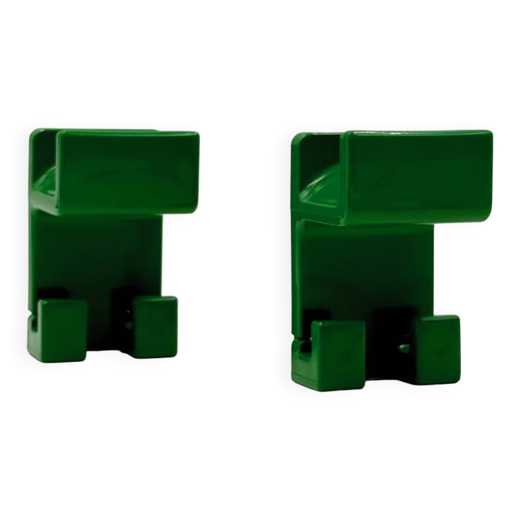 Green Wall Hooks by Olaf Von Bohr for Gedy 1970s