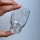 Lot de 6 verres à eau en cristal gravé années 50