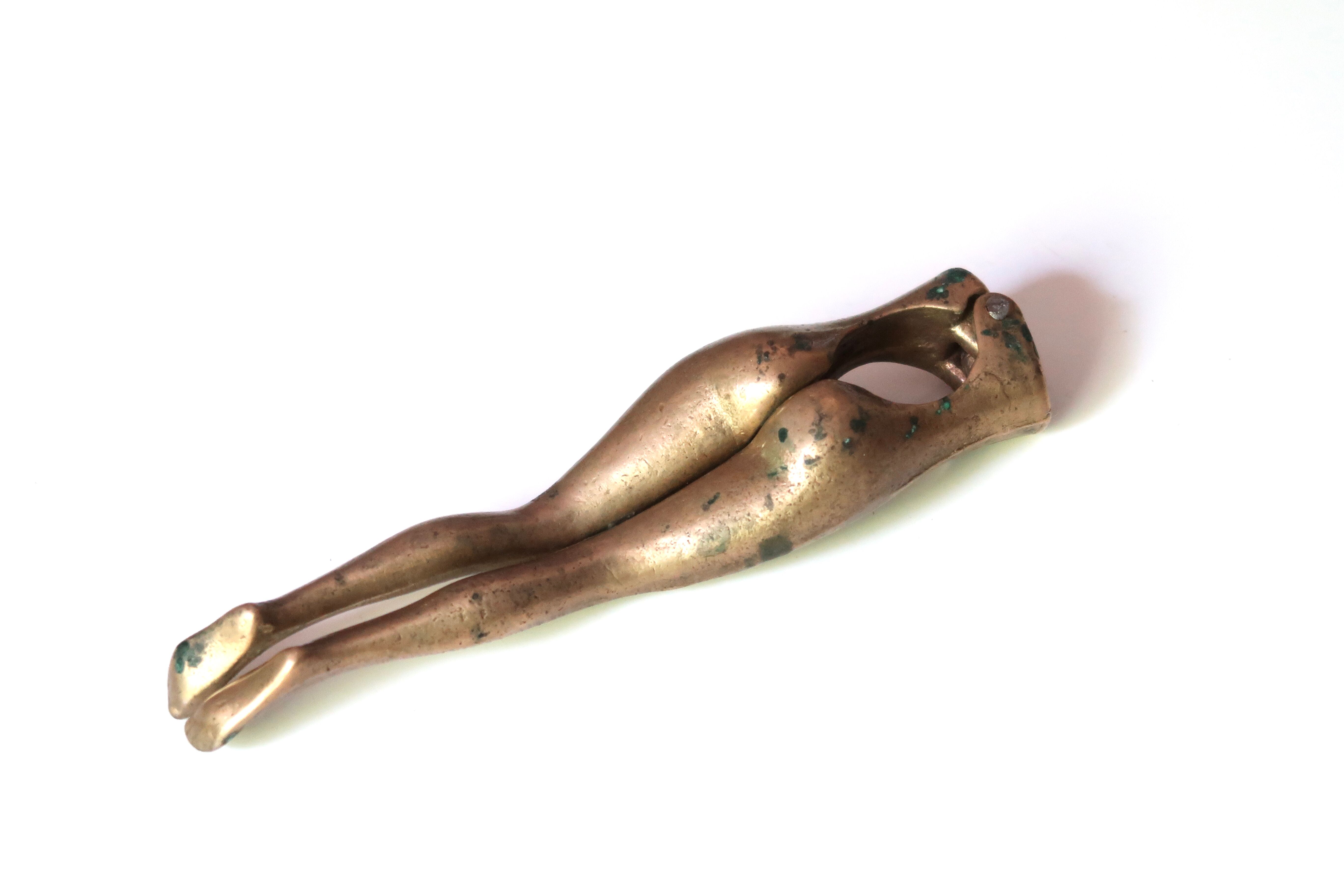 Nutcracker, brass woman's legs, 30s