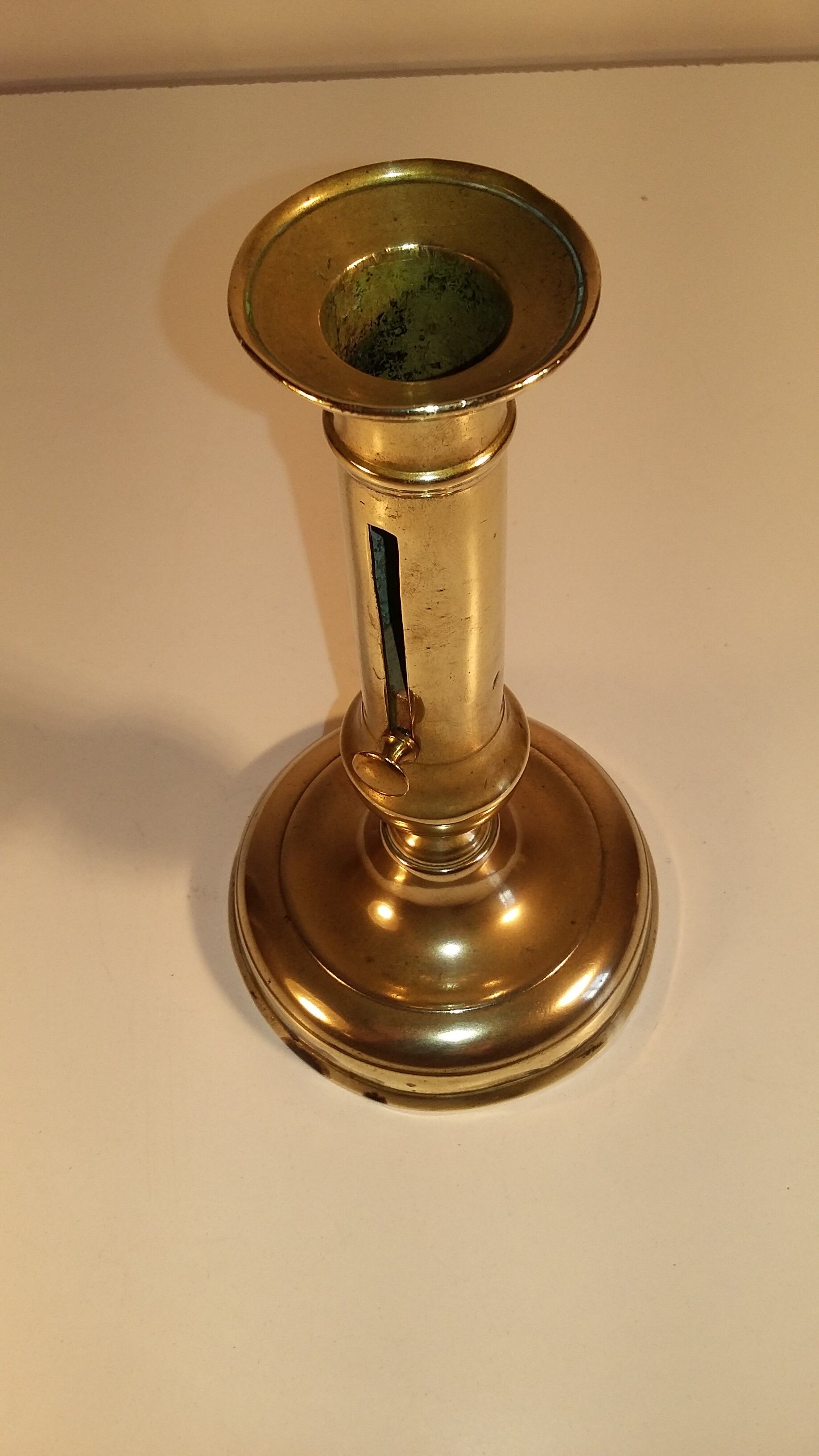 Brass candlestick