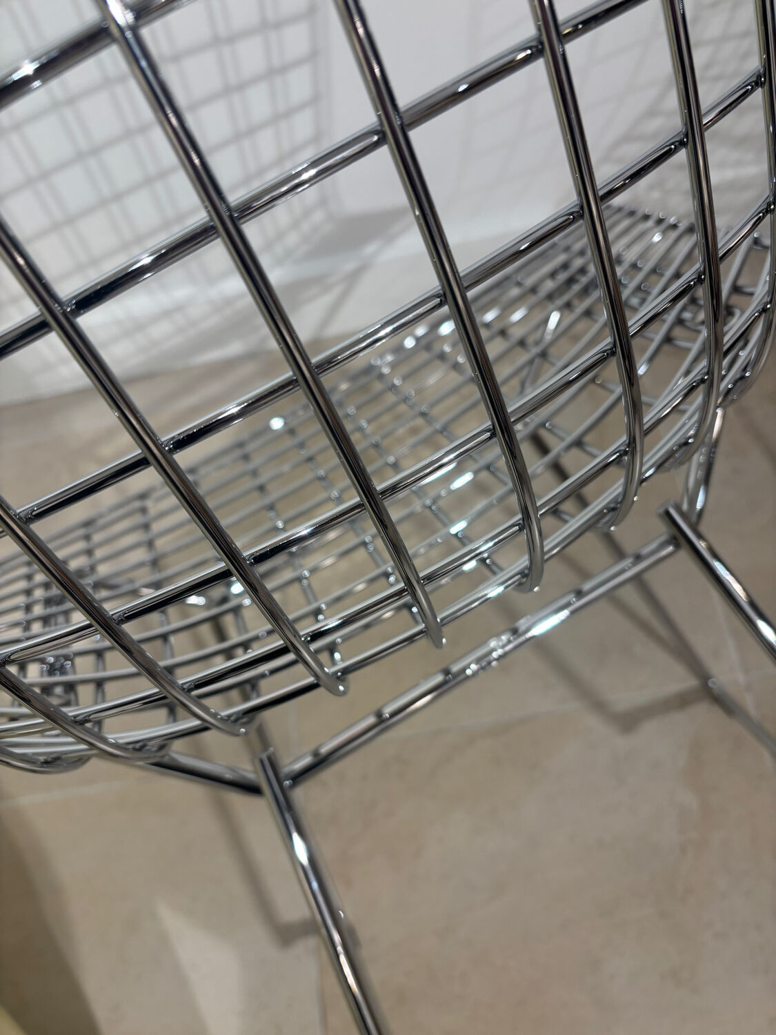 Set of 4 Harry Bertoia chairs for Knoll