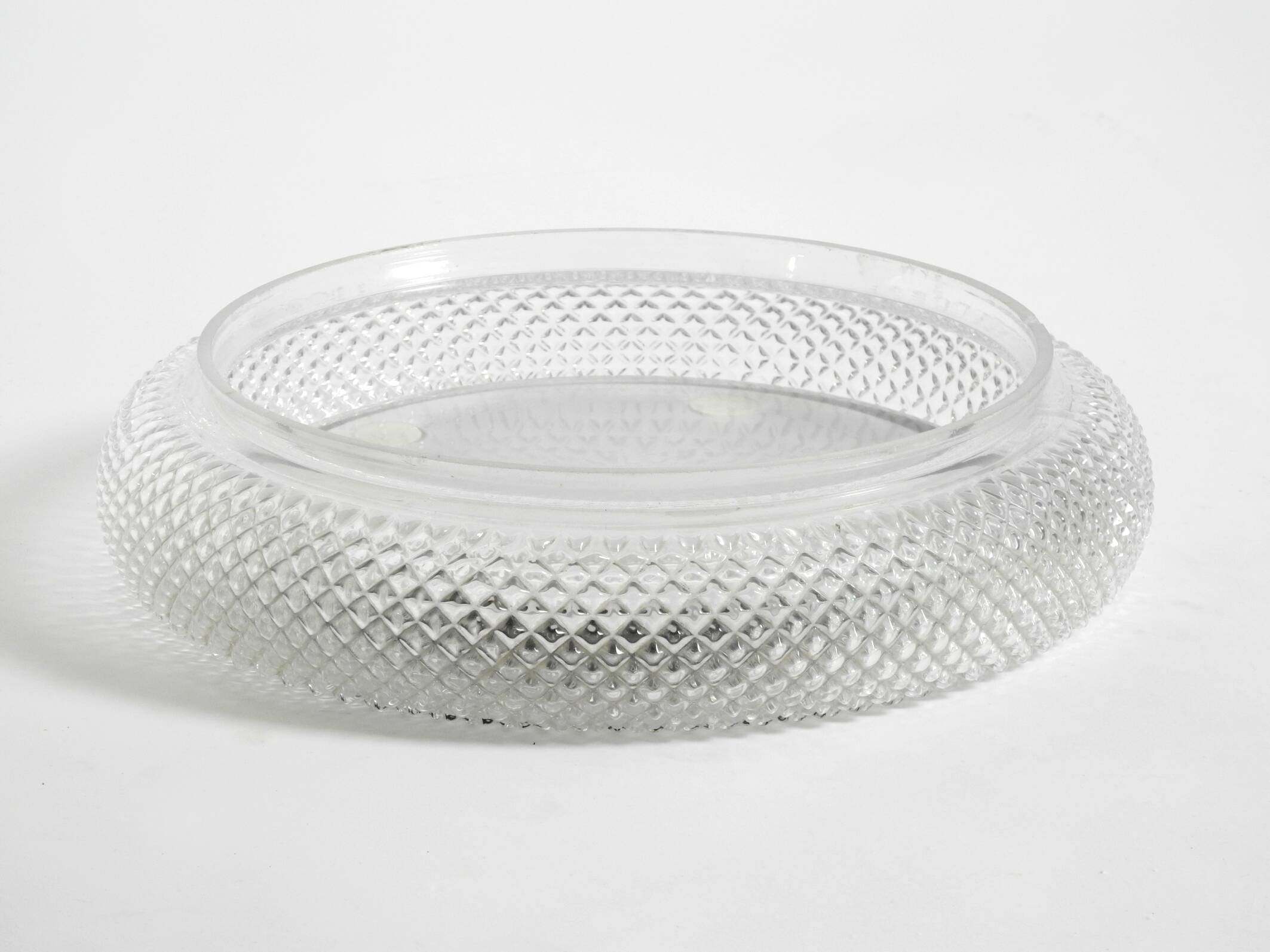 Stunning 1960s illuminated Limburg crystal glass wall mirror