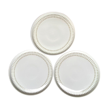 Set of 3 Melitta dessert plates