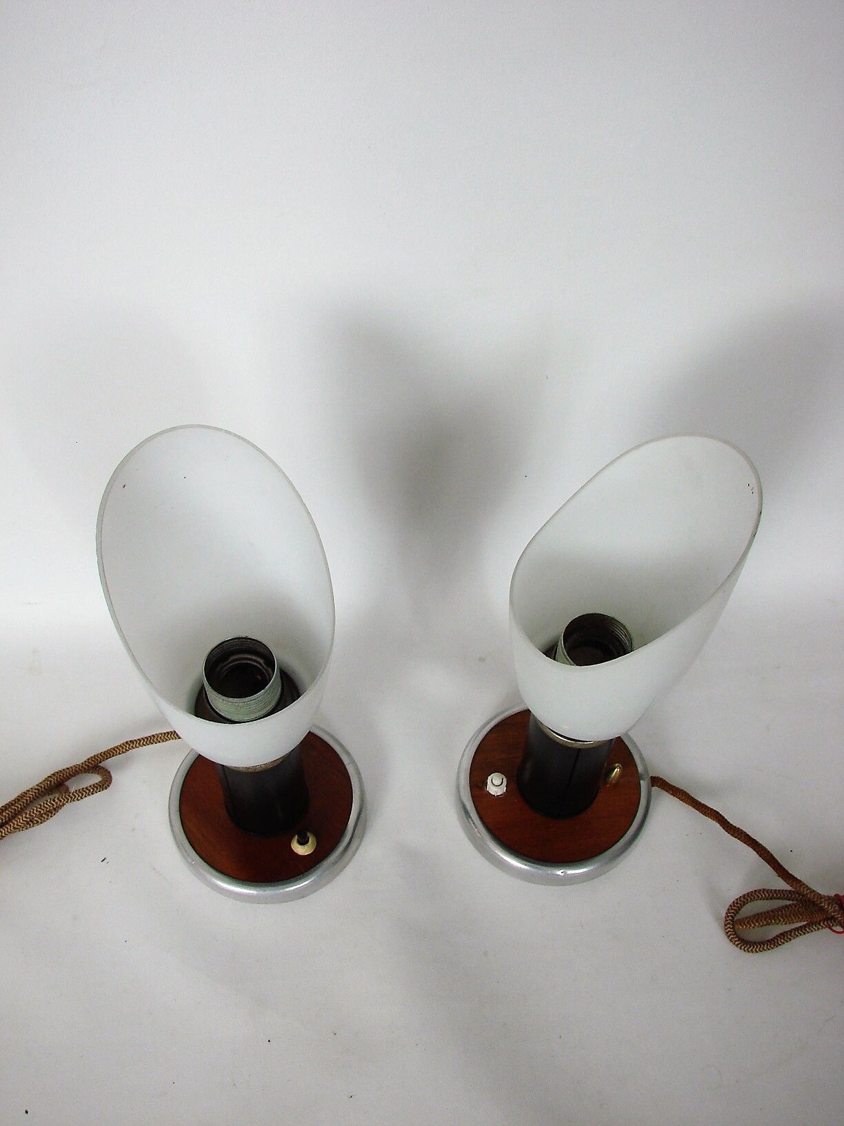 Pair of mid century lamps, 1950s
