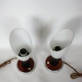 Pair of mid century lamps, 1950s