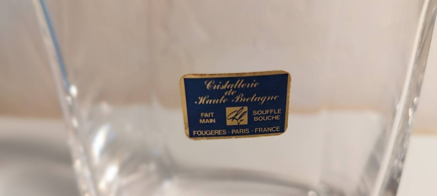 Crystal whiskey decanter