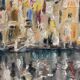 Huile sur panneau vintage