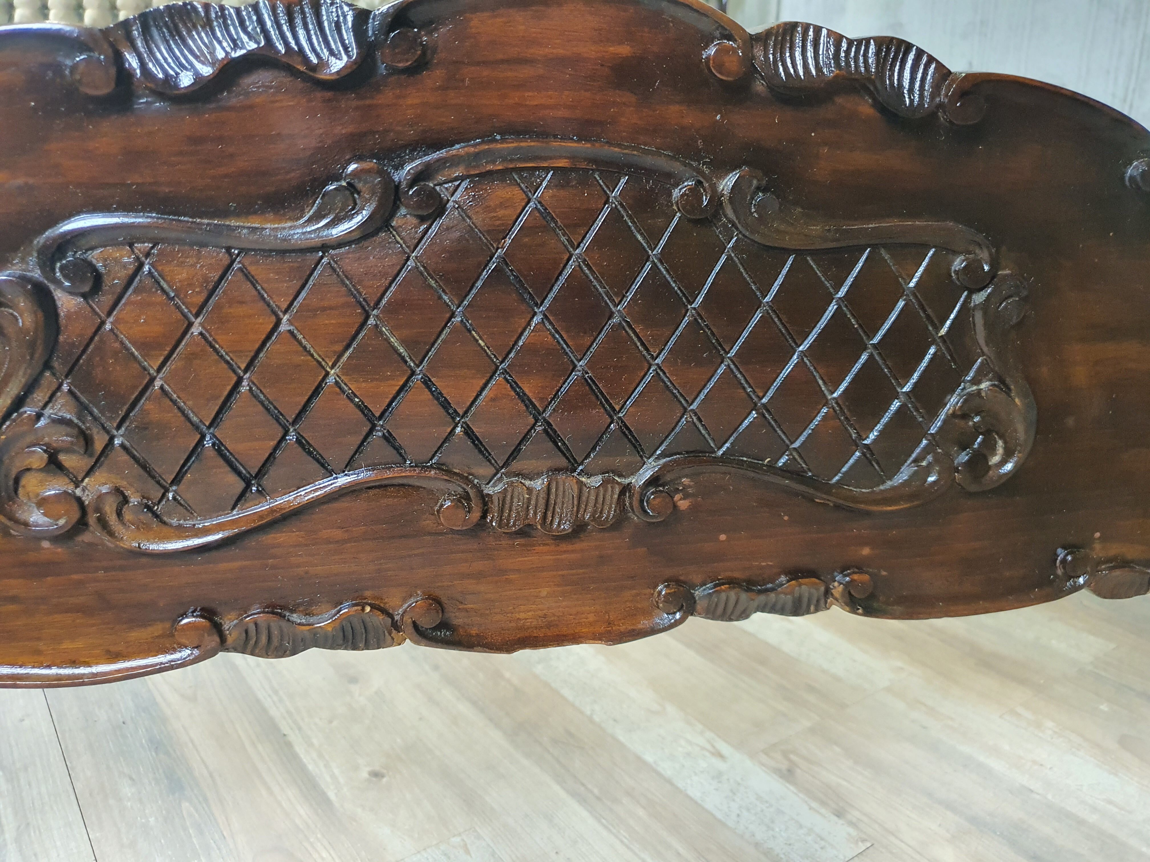 Baroque double bed - 20th century
