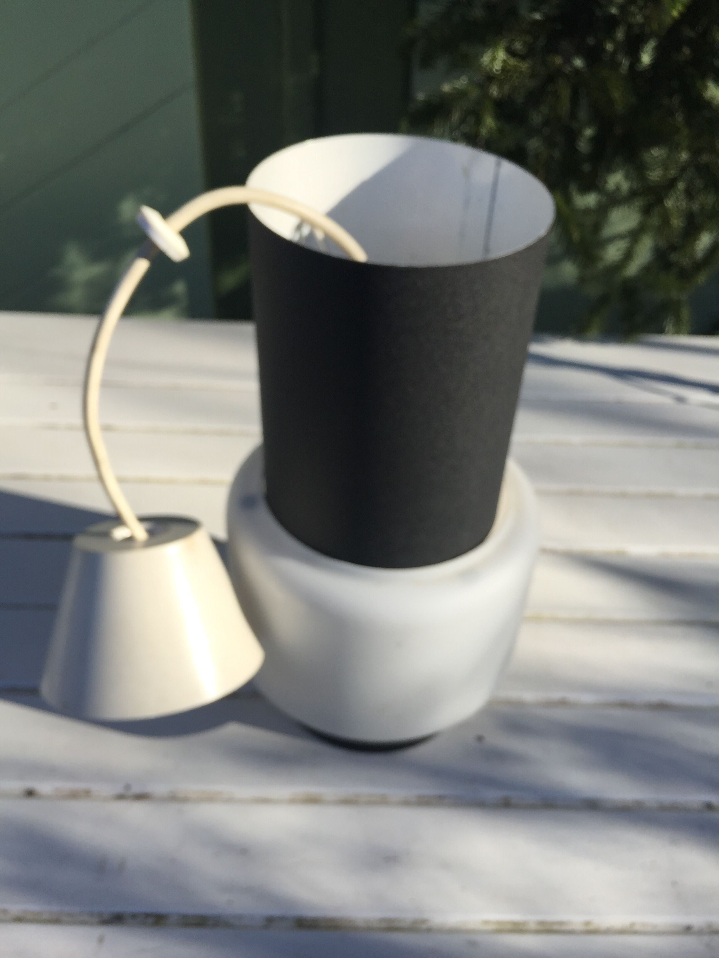 Opaline hanging lamp