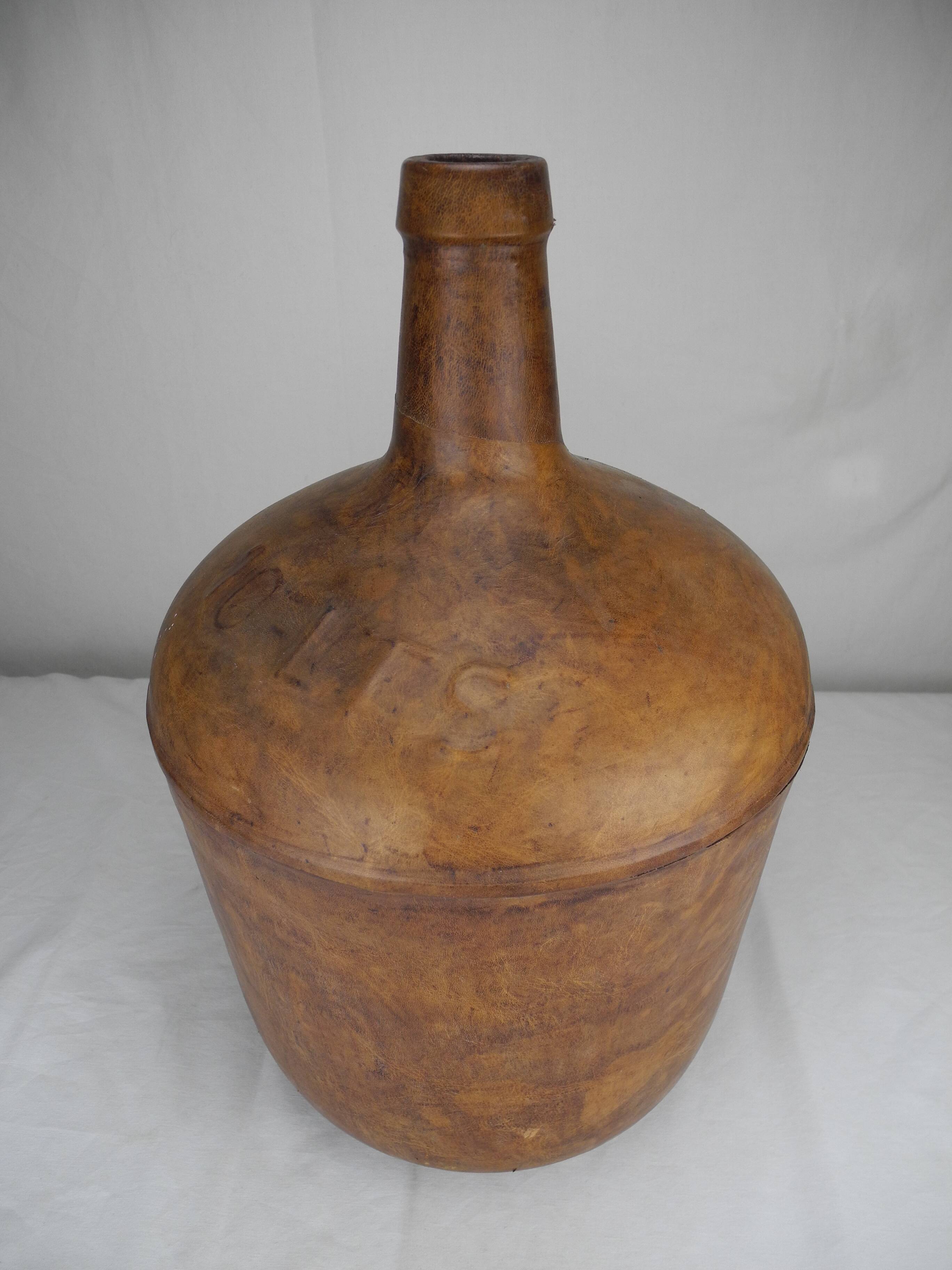 Old demijohn 10 liter viresa old french demijohn large jug bottle carboy