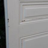 Communication door h216.5x87cm old paneled, molded