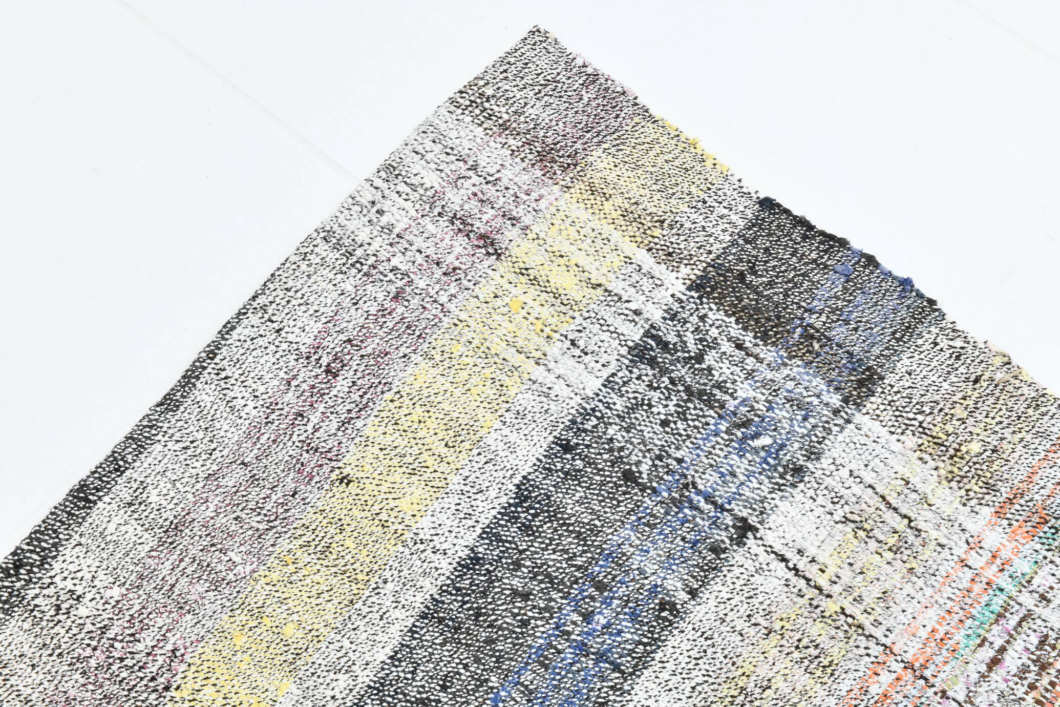 7x10 Soft Pastel Bohemian Hand Woven Turkish Kilim Rug, 220x304Cm