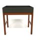 Scandinavian teak and metal planter, Sweden 1960