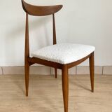 Series of 4 Scandinavian chairs from the 60s