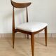 Series of 4 Scandinavian chairs from the 60s