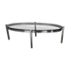 Table basse ovale 1970