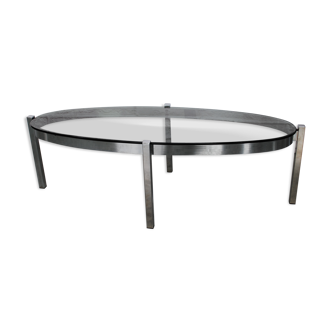 Oval coffee table 1970
