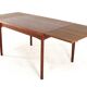 Table à manger rectangulaire extensible en teck de Henning Kjaernulf pour Vejle