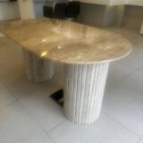 Travertine table 150