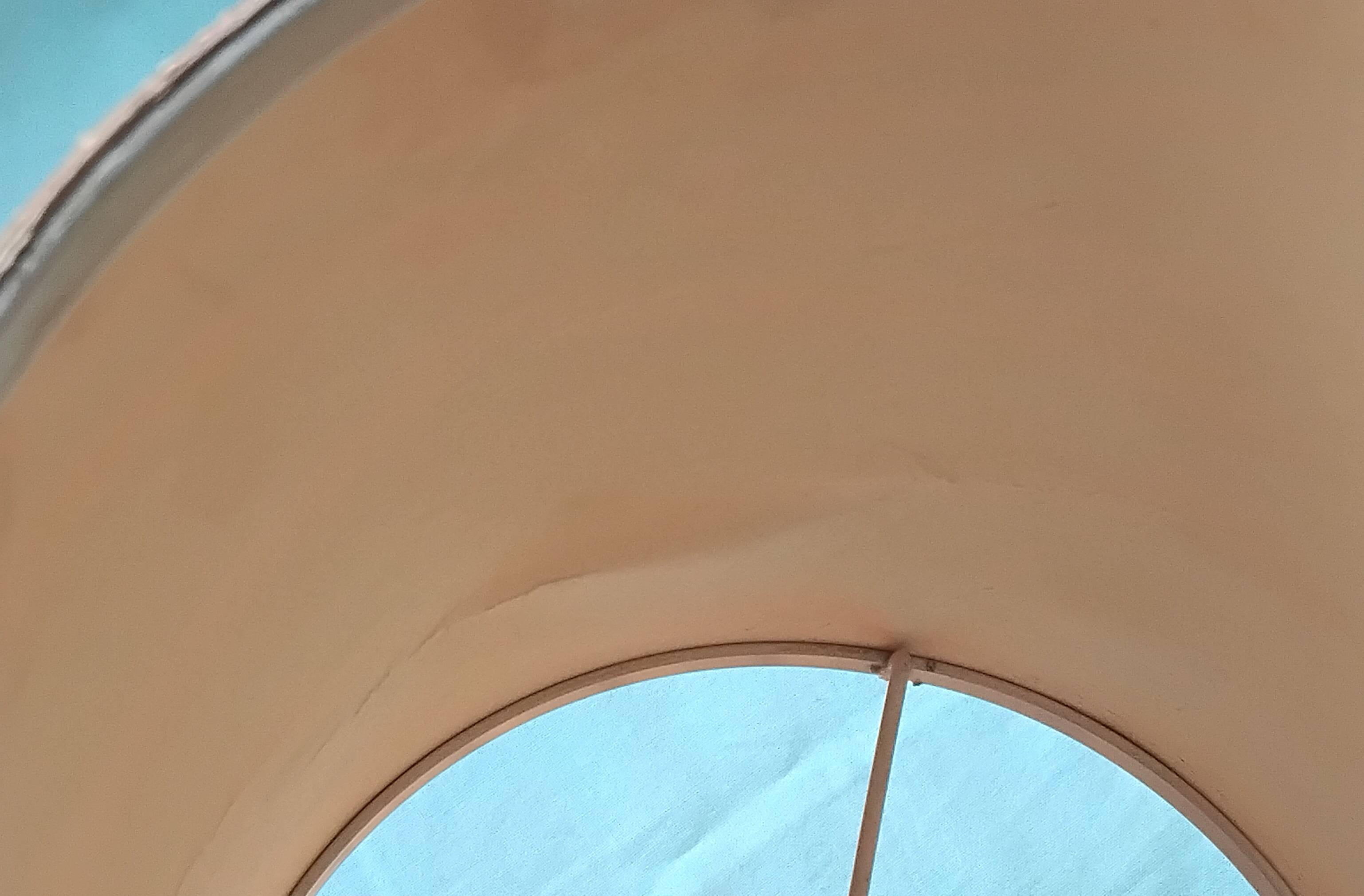 70's glass lamp