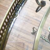 Brass coffee table by Petitot