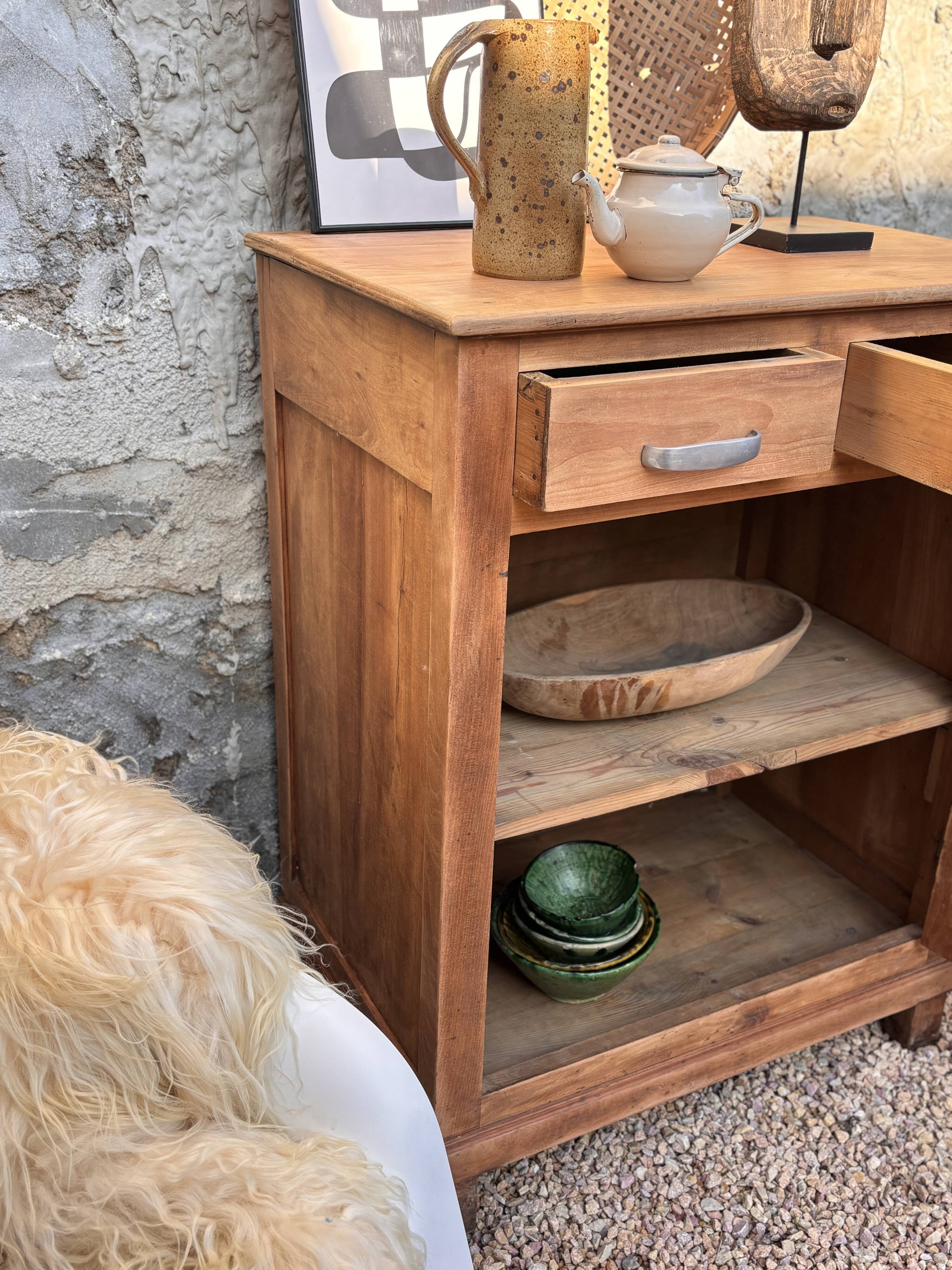 Antique wooden sideboard