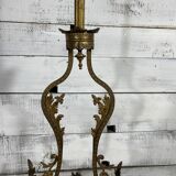 Antique brass chandelier