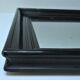 Blackened wood mirror napoleon iii xixth 37.5 cm x 46.8 cm