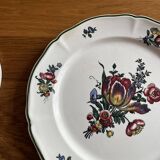 Set of 4 Tulip pattern plates - Villeroy and Boch
