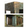 24-square wooden workshop shelf