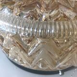 Vintage iridescent amber ceiling