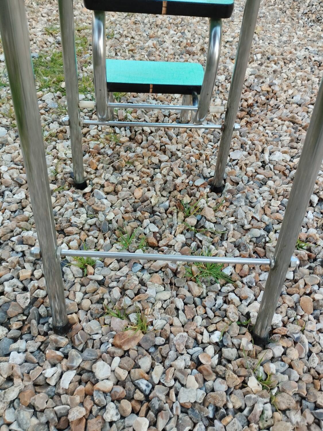 Old formica stool stepladder