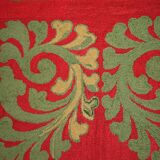 Old American carpet Hooked handmade 88cm x 152cm 1920
