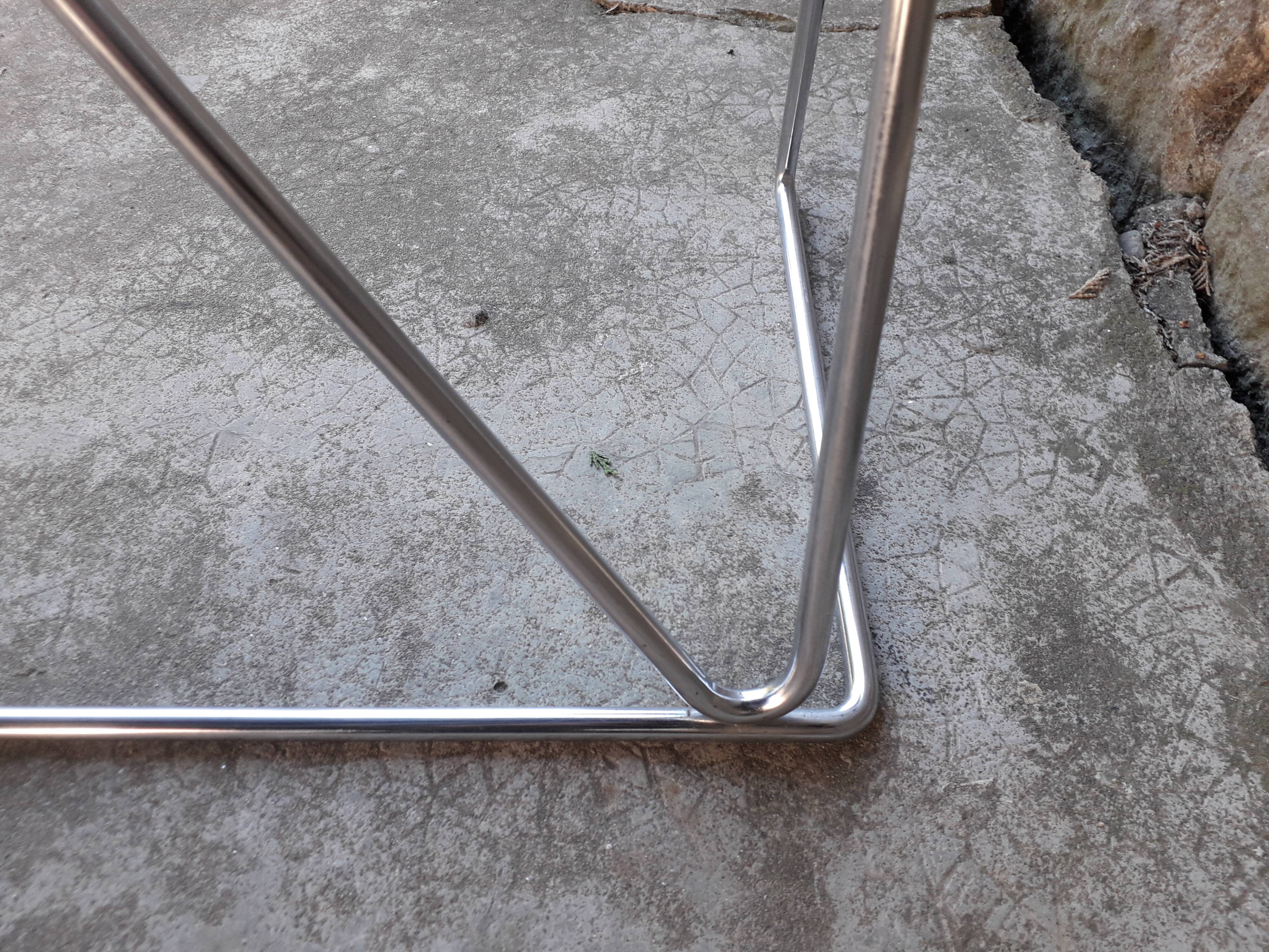 Bureau vintage plateau verre 130 cm