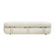 Midcentury White Wool Soriana Sofa and 2 Armchairs By Tobia Scarpa for Cassina