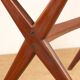 Table Scandinave Vintage, haute et basse, en Teck par Frederik Kayser 1960.