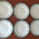 Six longwy chatenet model plates