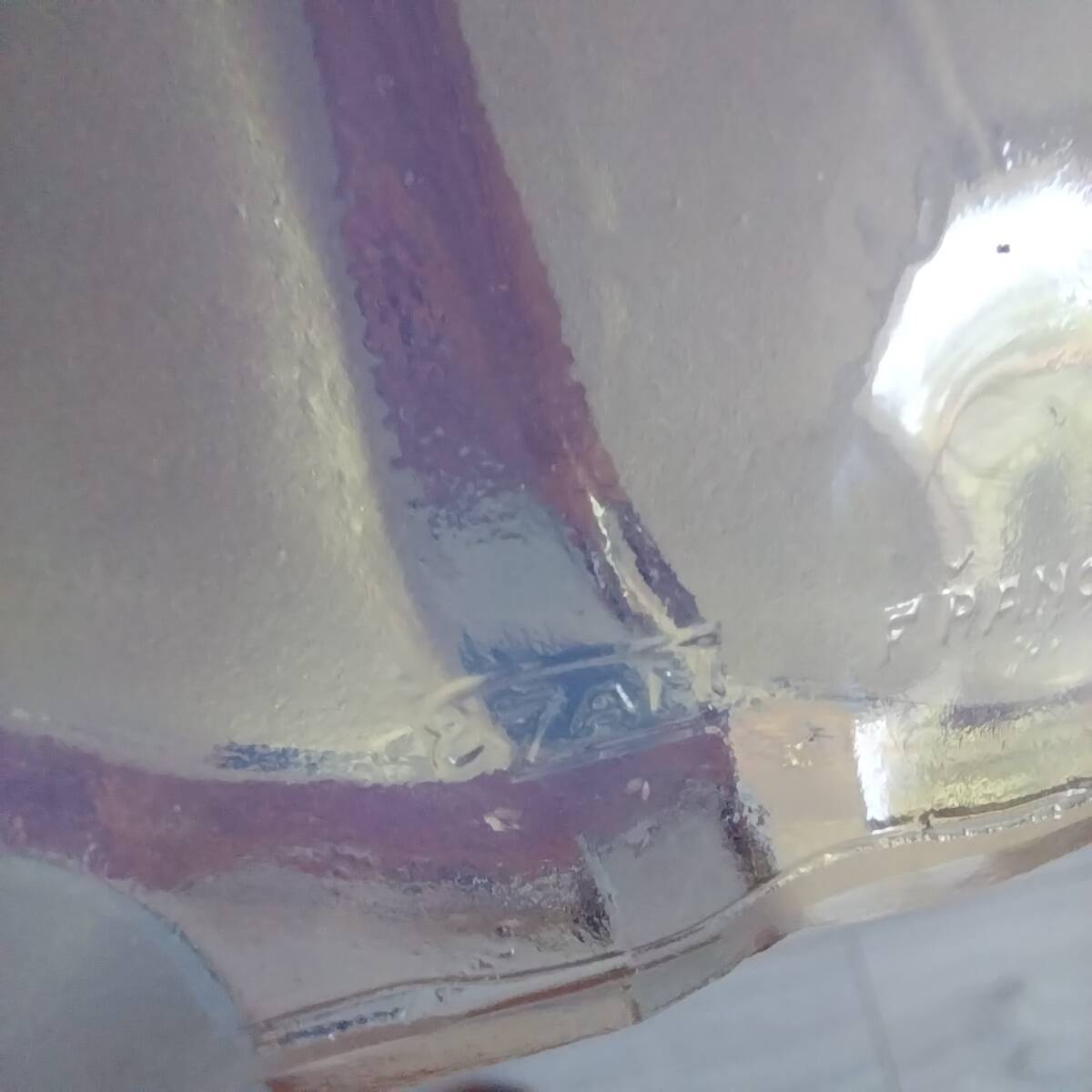 Antique Art Deco wall sconce in opalescent glass, Ezan France