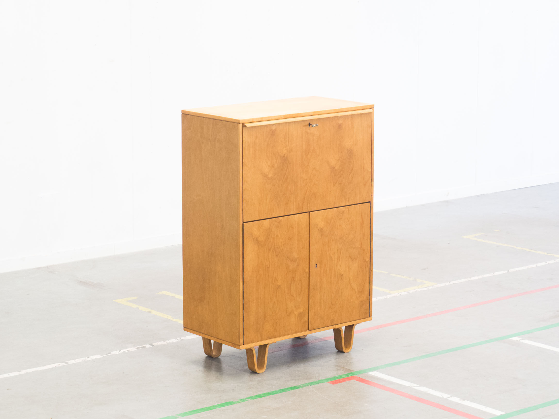 Pastoe ‘CB07’ birch secretary cabinet by Cees Braakman