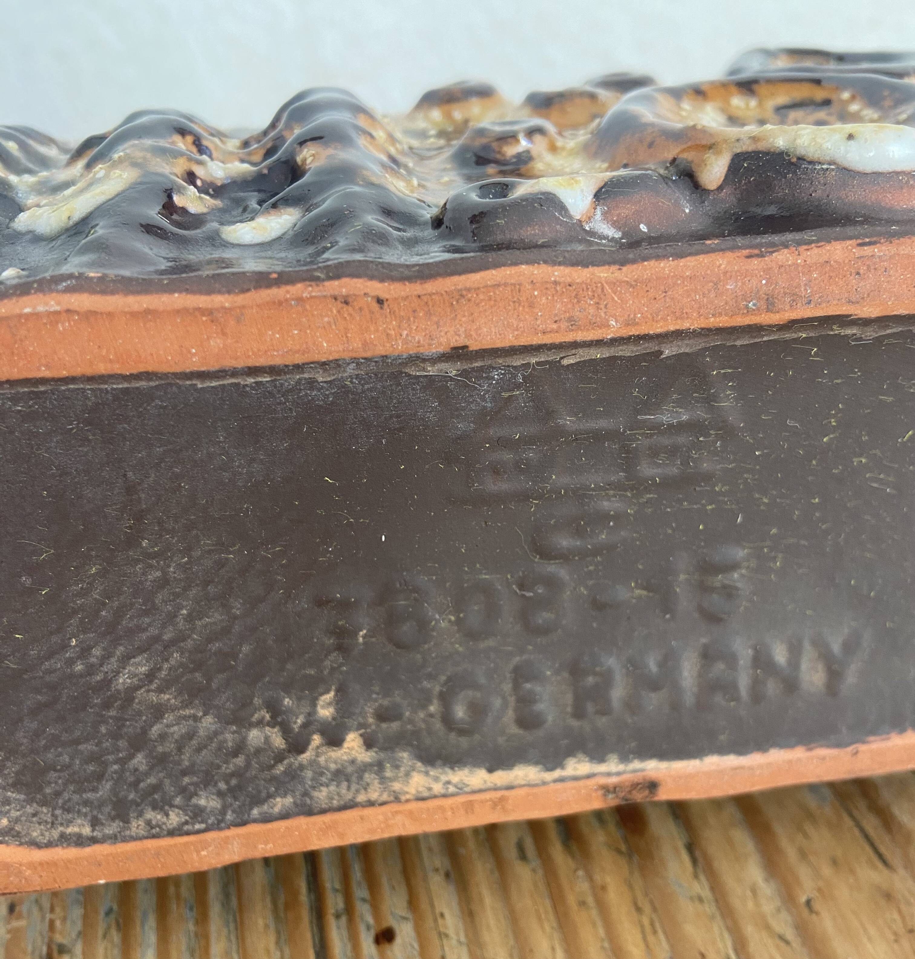 Ceramic vase "Cartens Tönnieshof" West Germany 1960s