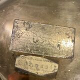 Octagonal brass plate