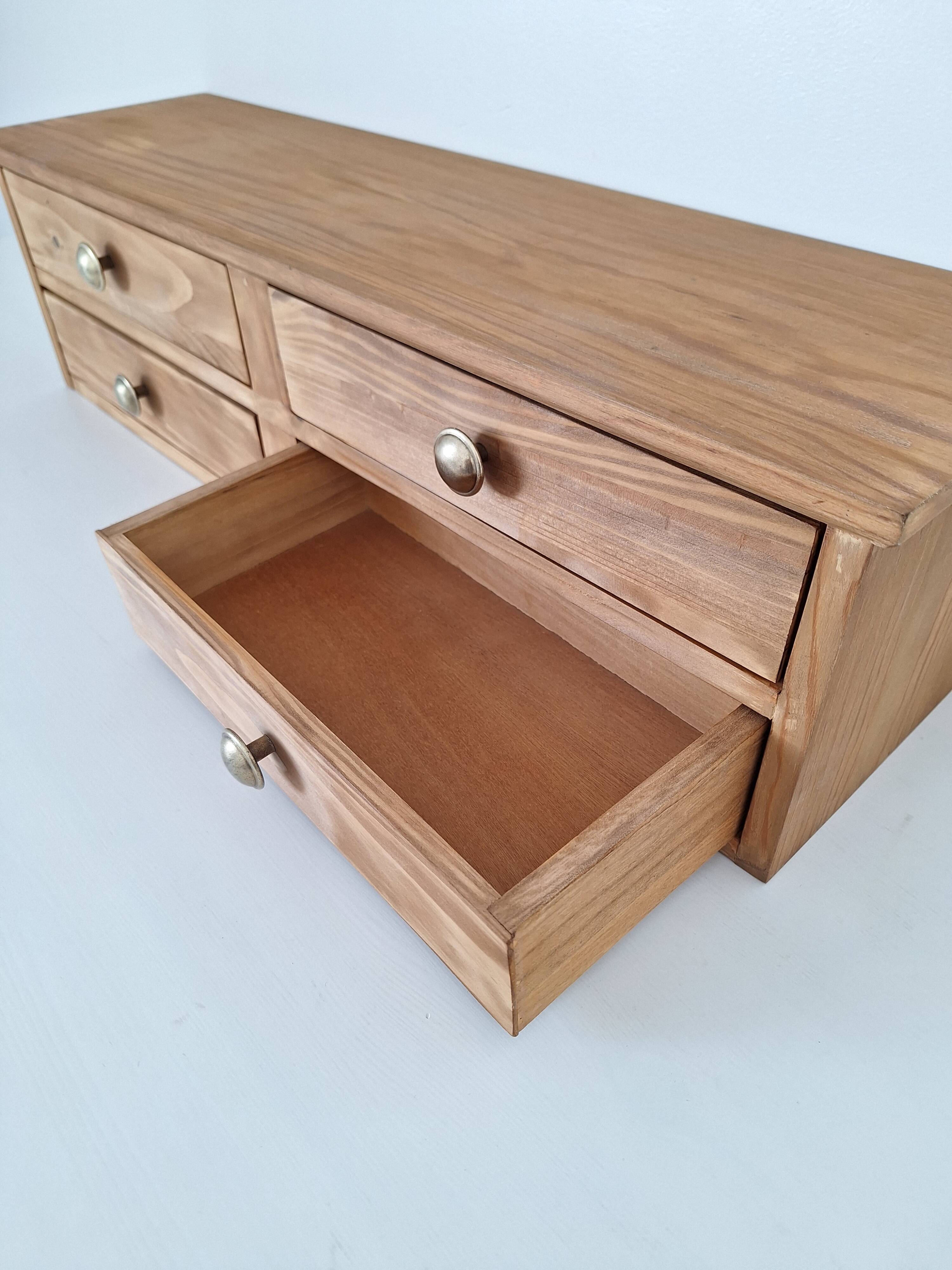 Vintage wooden shelf