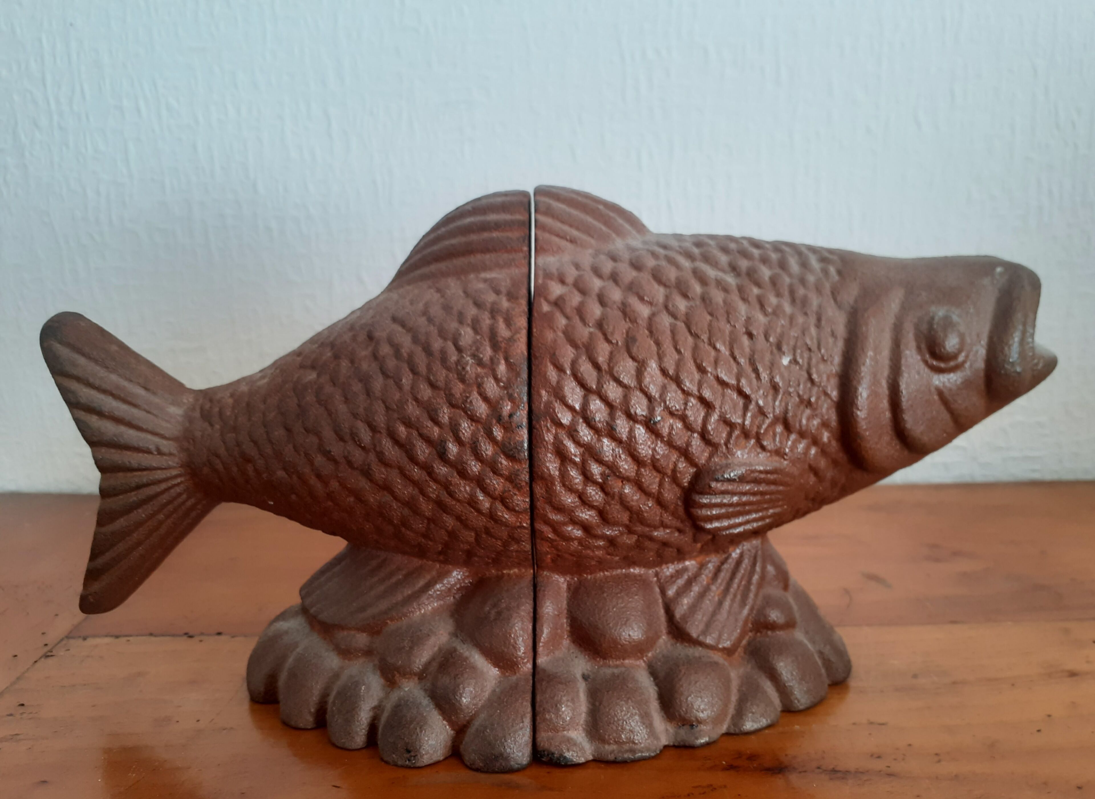 Greenhouse vintage book "carp" cast iron